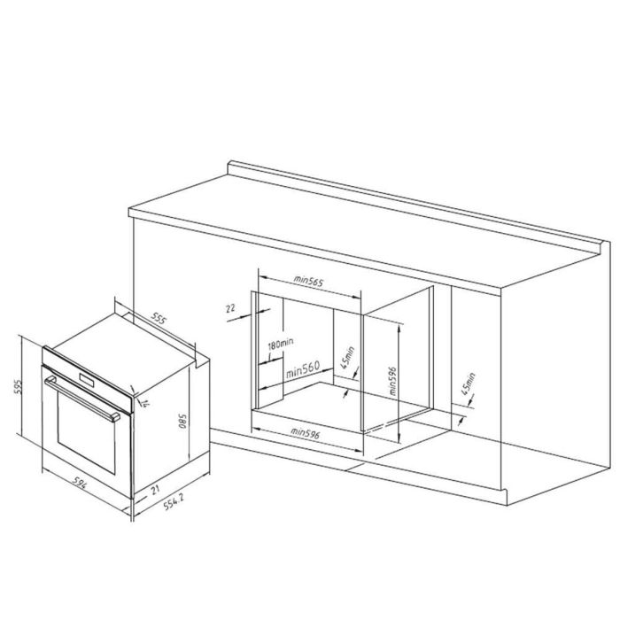 Horno Cecotec Bolero Hexa AF316000 3400 W 2900 W 81 L 8