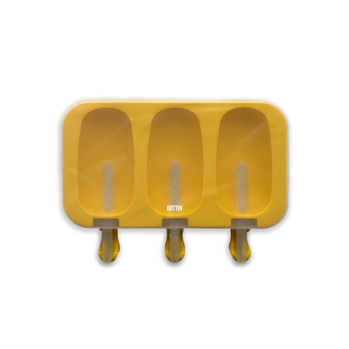 Quttin Molde para 3 Helados de Silicona, 19.5x14.5x2.5 cm 1