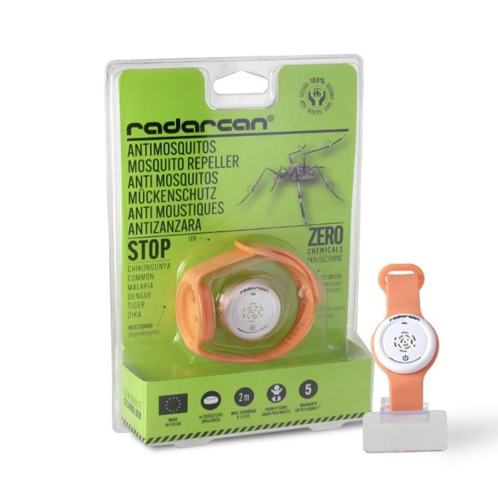 Radarcan Antimosquitos Personal de Pulsera Plus Doble Uso con Clip Ajustable Radio 2m Bebés +0 Años Colores Surtidos 1 Radarcan Antimosquitos Personal de Pulsera Plus Doble Uso con Clip Ajustable Radio 2m Bebés +0 Años Colores Surtidos 1
