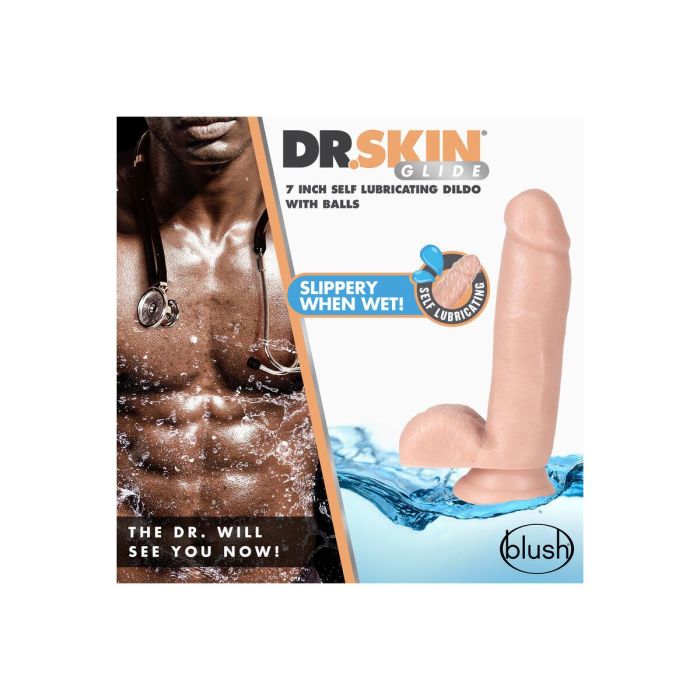 Consolador Realista Blush Dr Skin TPE Ø 4 cm 10 Consolador Realista Blush Dr Skin TPE Ø 4 cm 10