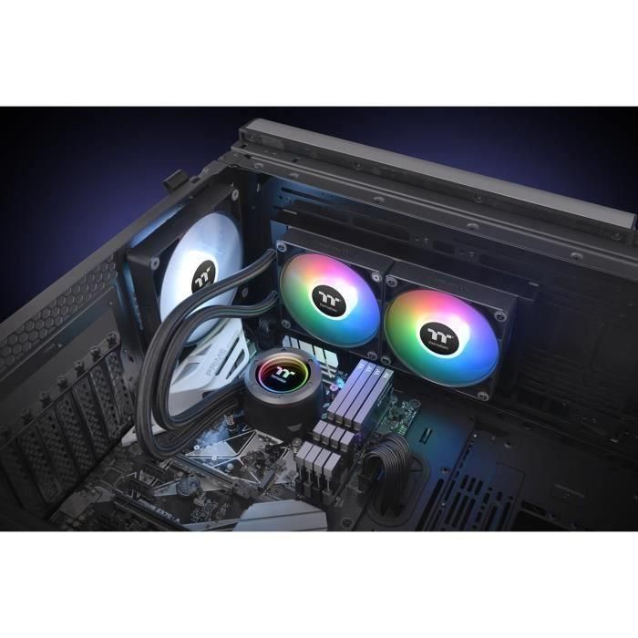 THERMALTAKE TH240 V2 A-RGB Sync - Todo en uno con refrigeración por agua - 2x120 mm 2 THERMALTAKE TH240 V2 A-RGB Sync - Todo en uno con refrigeración por agua - 2x120 mm 2