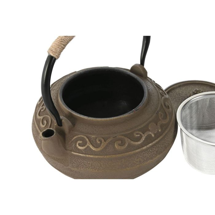 Tetera Oriental DKD Home Decor Marron Verde 16 x 11 x 19 cm (2 Unidades) 1 Tetera Oriental DKD Home Decor Marron Verde 16 x 11 x 19 cm (2 Unidades) 1