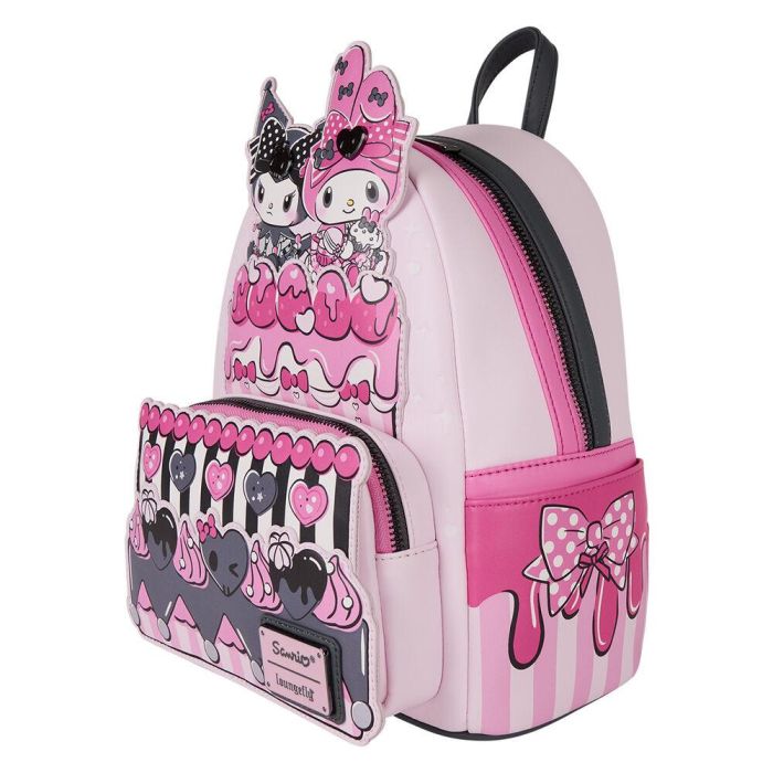 Mochila My Melody and Kuromi Sanrio Loungefly 26cm 1