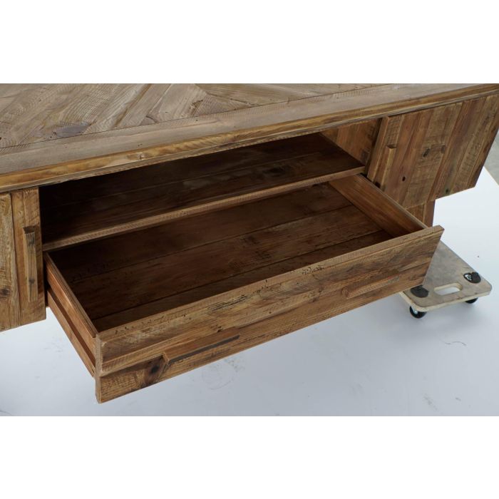 Mueble Tv Alpino DKD Home Decor Natural 45 x 60 x 180 cm 4 Mueble Tv Alpino DKD Home Decor Natural 45 x 60 x 180 cm 4
