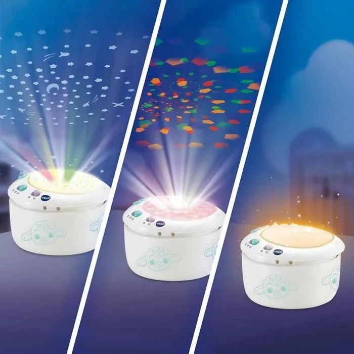 Vtech Baby Manon Lumi Mouton Noche Estrellada 3 en 1 Peluche Musical con Proyecciones y Sensor de Sonido 5