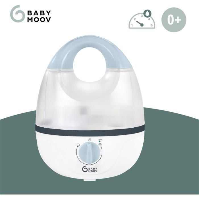 Babymoov Humidificador Higro Vapor Frío Ultrasónico Silencioso con 18h de Autonomía y Apagado Automático 2