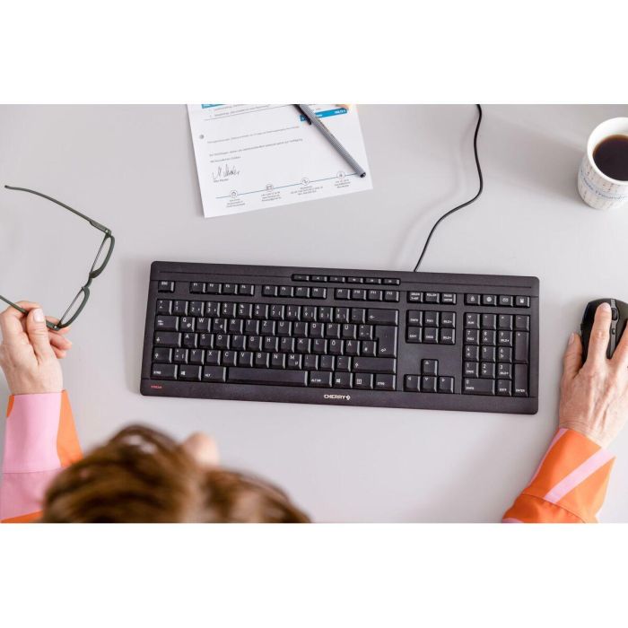 Teclado Cherry Negro AZERTY 6 Teclado Cherry Negro AZERTY 6