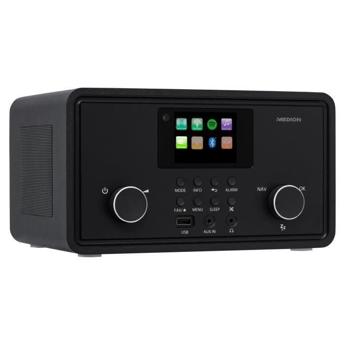 Radio por Internet - MEDION - DAB - Bluetooth - 2 x 10 W RMS - Negro 2