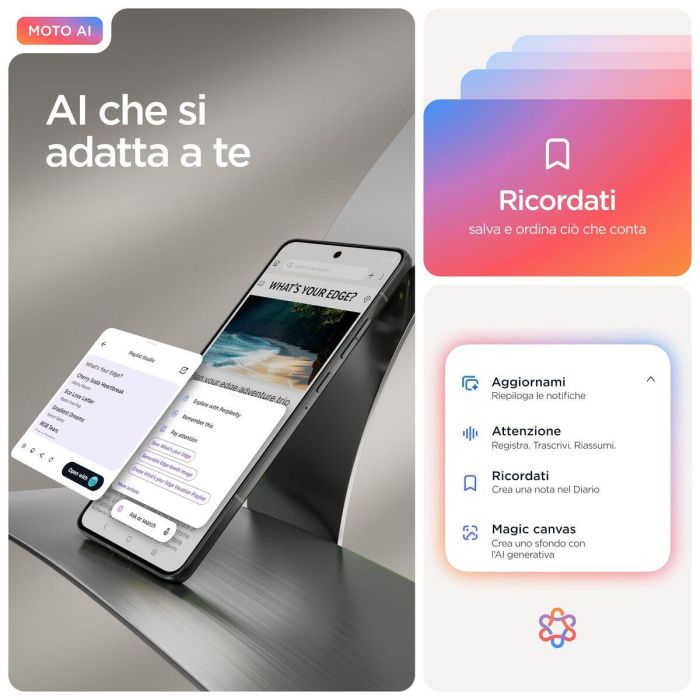 Smartphone Motorola Edge 70 5G 6,67" Octa Core 12 GB RAM 512 GB Verde 4 Smartphone Motorola Edge 70 5G 6,67" Octa Core 12 GB RAM 512 GB Verde 4