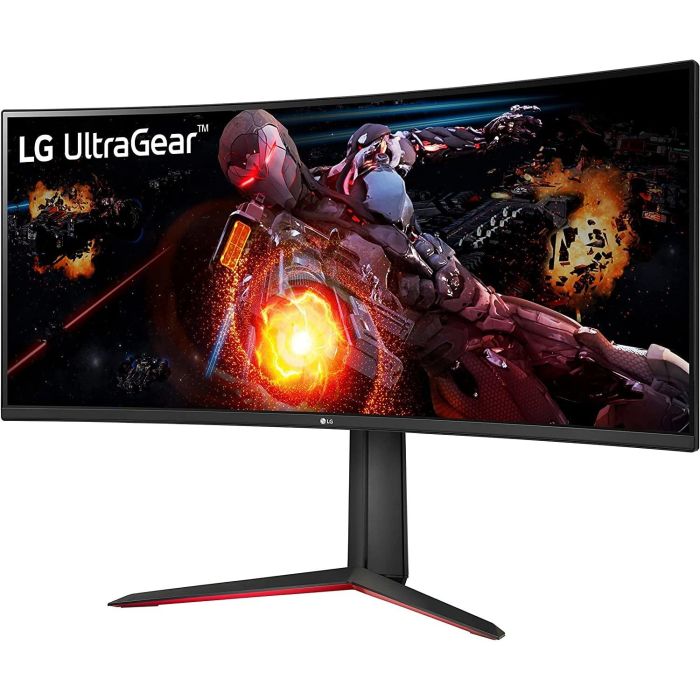 LG Monitor 34" 34GP63AP-B Curved UltraGear QHD 1440p 1ms 160Hz HDMI DP USB IPS 21:9 Negro Rojo 2