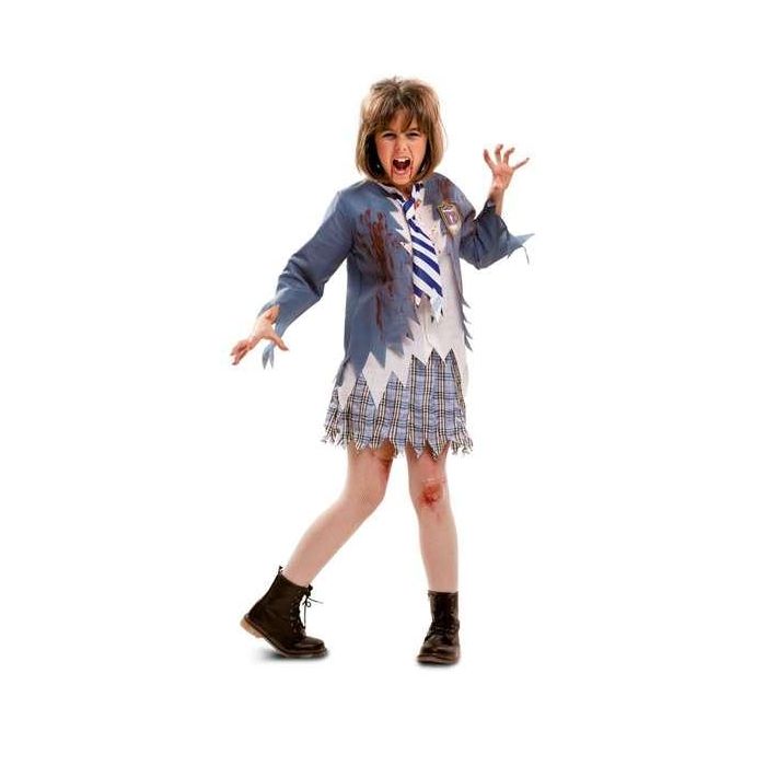 Disfraz infantil estudiante zombie chica talla 7-9 años