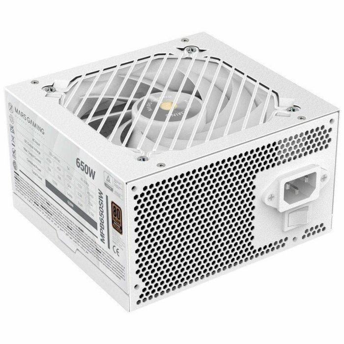 Fuente de Alimentación Mars Gaming MPB650SIW ATX 650 W 80 Plus Bronze Fuente de Alimentación Mars Gaming MPB650SIW ATX 650 W 80 Plus Bronze