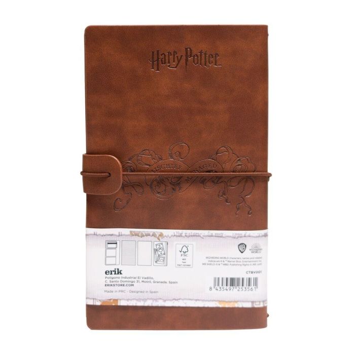 Cuaderno de viaje Mapa Merodeador Harry Potter 1