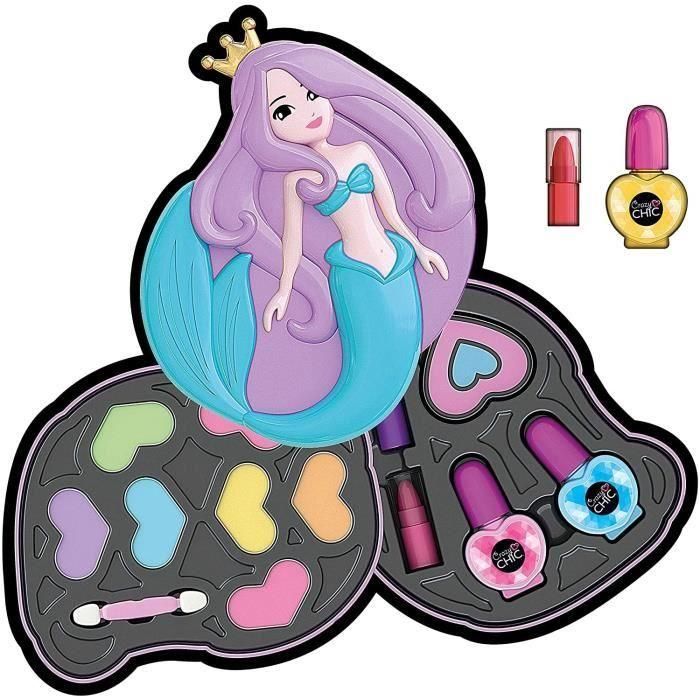 Clementoni - Crazy Chic - Paleta de Maquillaje Sirene 1 Clementoni - Crazy Chic - Paleta de Maquillaje Sirene 1
