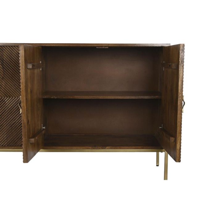 Buffet Tradicional DKD Home Decor Marron Oscuro Dorado 40 x 90 x 170 cm 2