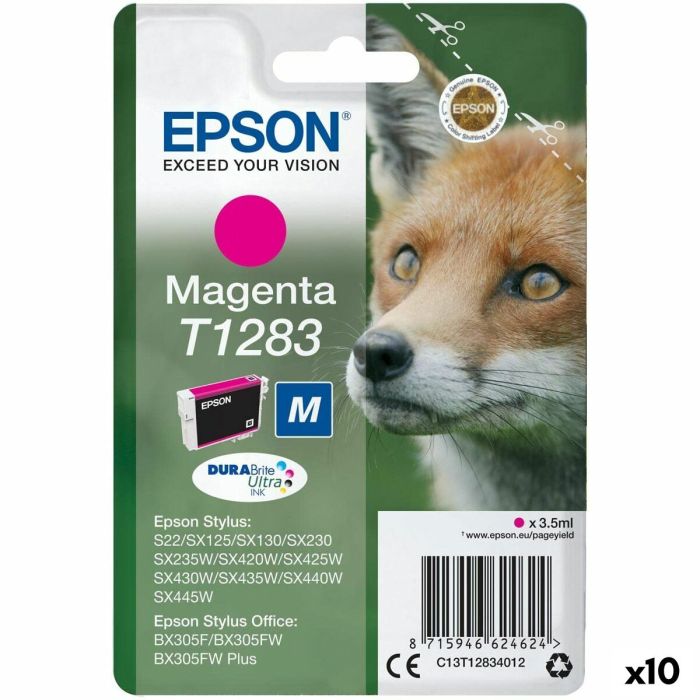 Cartucho de Tinta Original Epson S22/SX 235W /420W/425W/ OFFICE BX305F Magenta (10 Unidades)