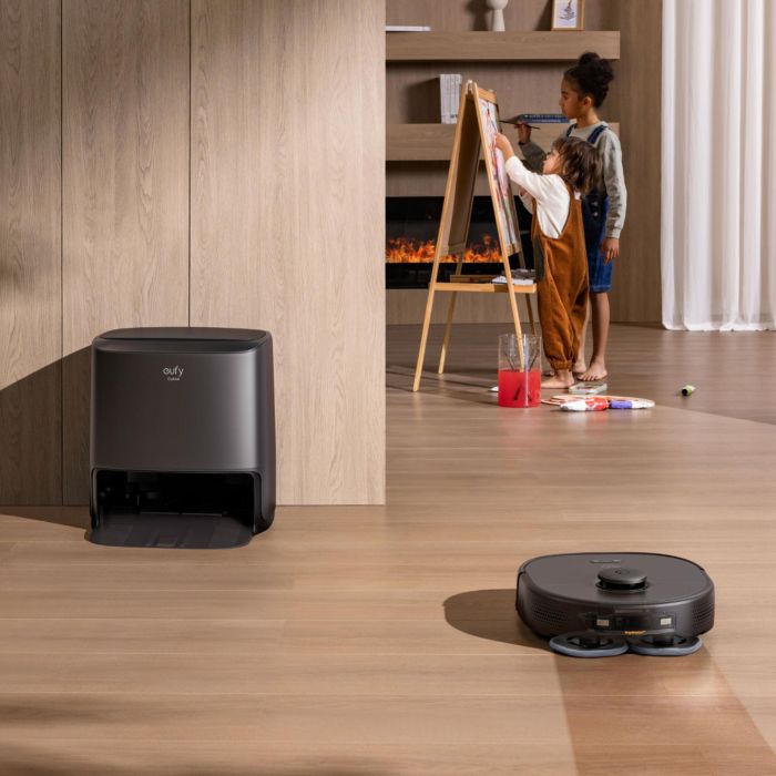 Eufy X9 Pro - Robot aspirador con cámara LDS y autovaciado, fregado, 5500 Pa, control por voz, compatible con Google Assistant y Alexa, negro 9 Eufy X9 Pro - Robot aspirador con cámara LDS y autovaciado, fregado, 5500 Pa, control por voz, compatible con Google Assistant y Alexa, negro 9