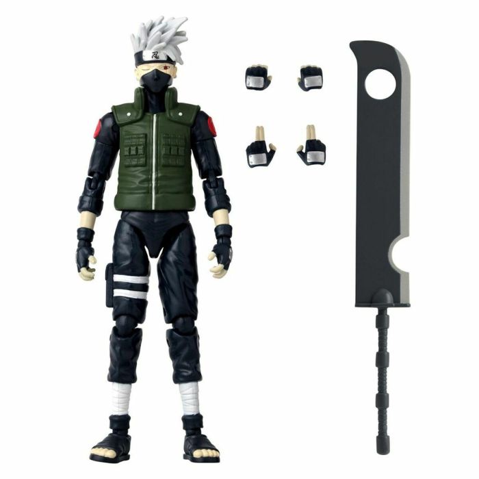 Figura Anime Heroes - Bandai - Naruto Shippuden - Kakashi Hatake (Cuarta Gran Guerra Ninja) - 17 cm 12