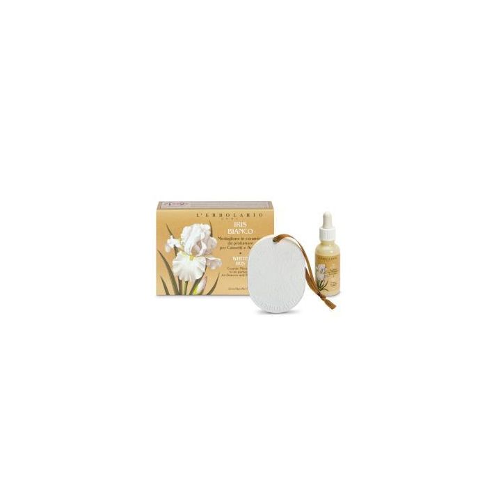 Iris Blanco Medallon Ceramica Perfumado 30 Ml. Iris Blanco Medallon Ceramica Perfumado 30 Ml.