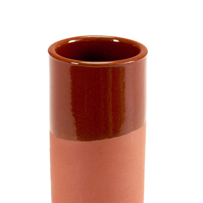 La Dehesa Vaso Tubo Barro 330 ml, Miel - Dimensiones 7x16x7 cm (Set de 12) 2