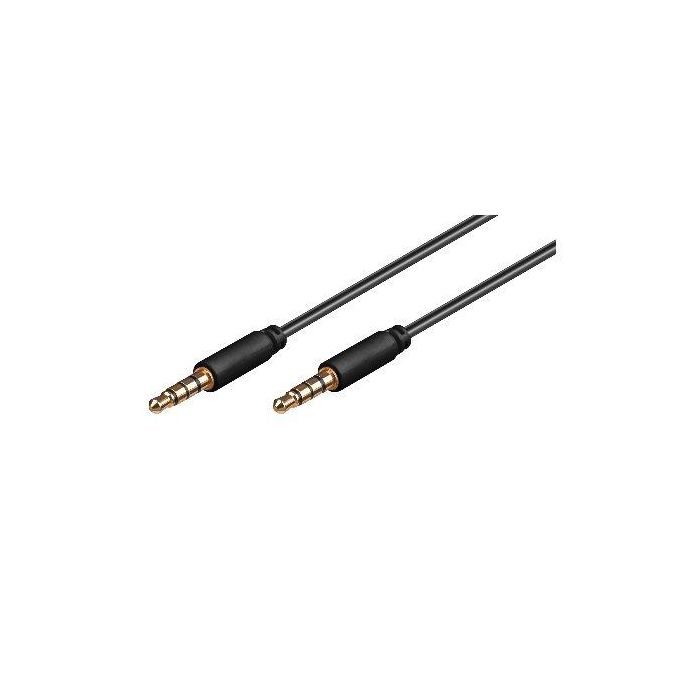 MicroConnect 3.5mm (4-pin, stereo) Minijack slim Extension Cable, 3m MicroConnect 3.5mm (4-pin, stereo) Minijack slim Extension Cable, 3m