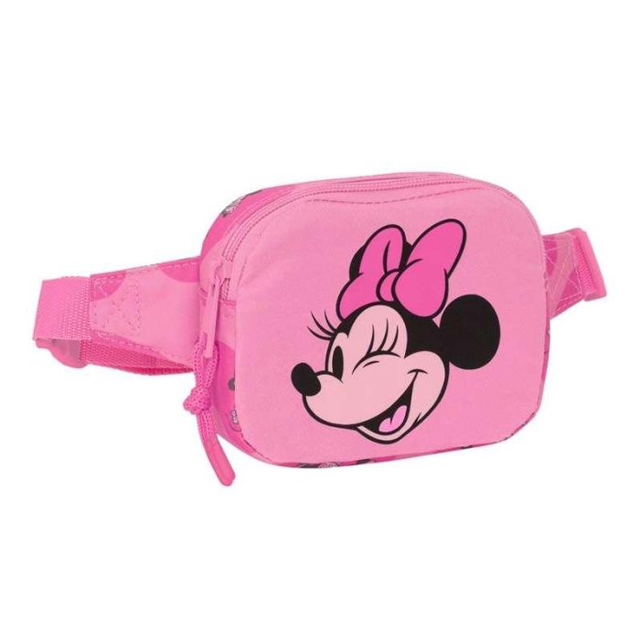 Riñonera Minnie Mouse Loving Rosa 14 x 11 x 4 cm Riñonera Minnie Mouse Loving Rosa 14 x 11 x 4 cm