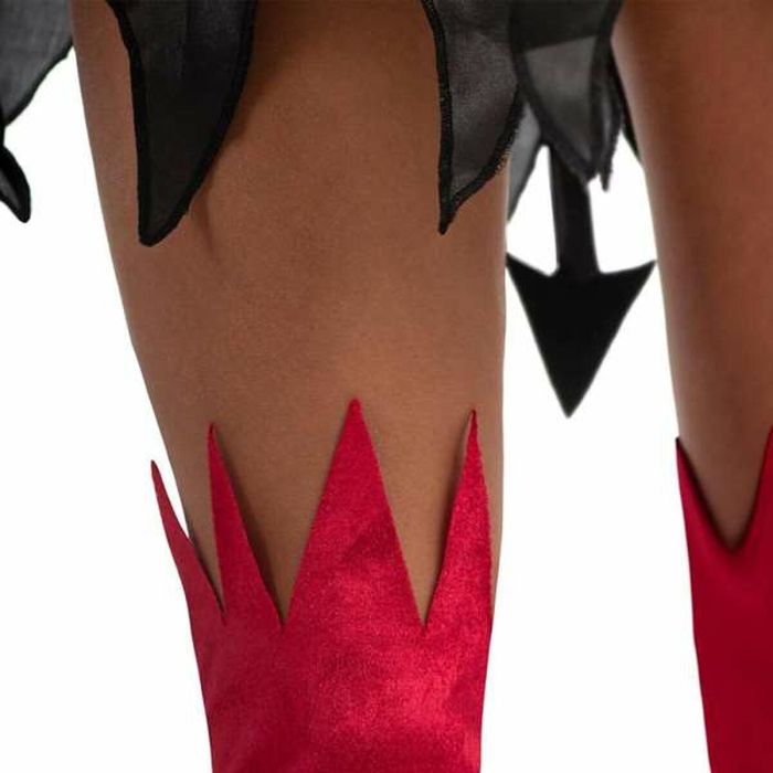 Disfraz diablesa tocado, alas, vestido con cola, guantes y calientapiernas talla m 3 Disfraz diablesa tocado, alas, vestido con cola, guantes y calientapiernas talla m 3