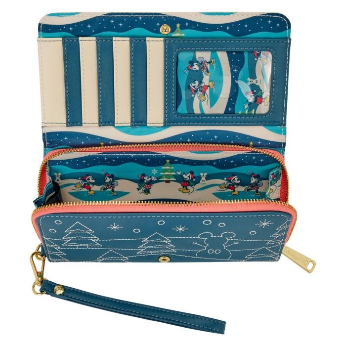 Cartera Mickey & Minnie Holiday Disney Loungefly 3 Cartera Mickey & Minnie Holiday Disney Loungefly 3