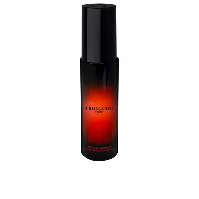 Trussardi PRIMO Aceite para Barba y Bigote 50 ml - Hidratación y Brillo sin Sensación Grasosa