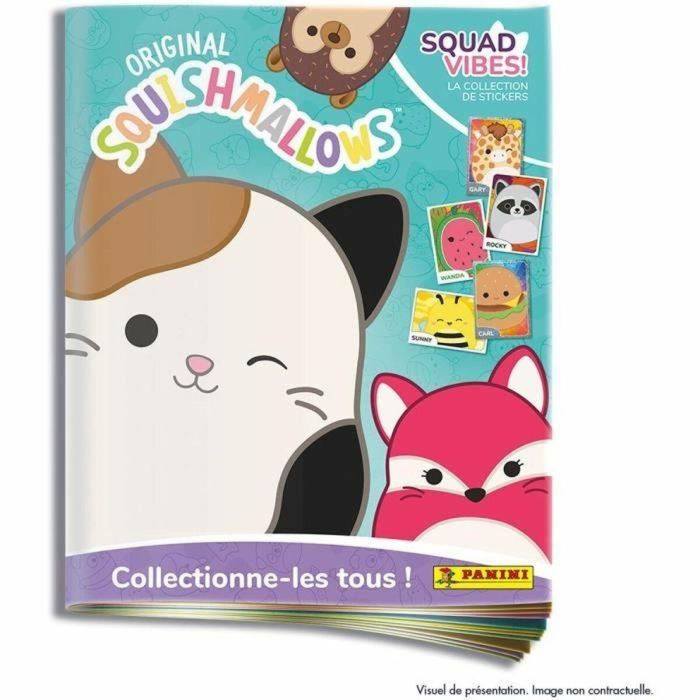 Álbum - PANINI - Squishmallows - 188 pegatinas y 40 páginas