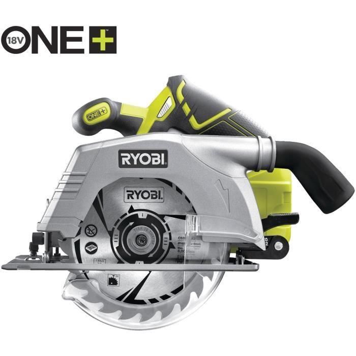 Sierra circular RYOBI de 18 voltios - hoja de 165 mm 1 Sierra circular RYOBI de 18 voltios - hoja de 165 mm 1