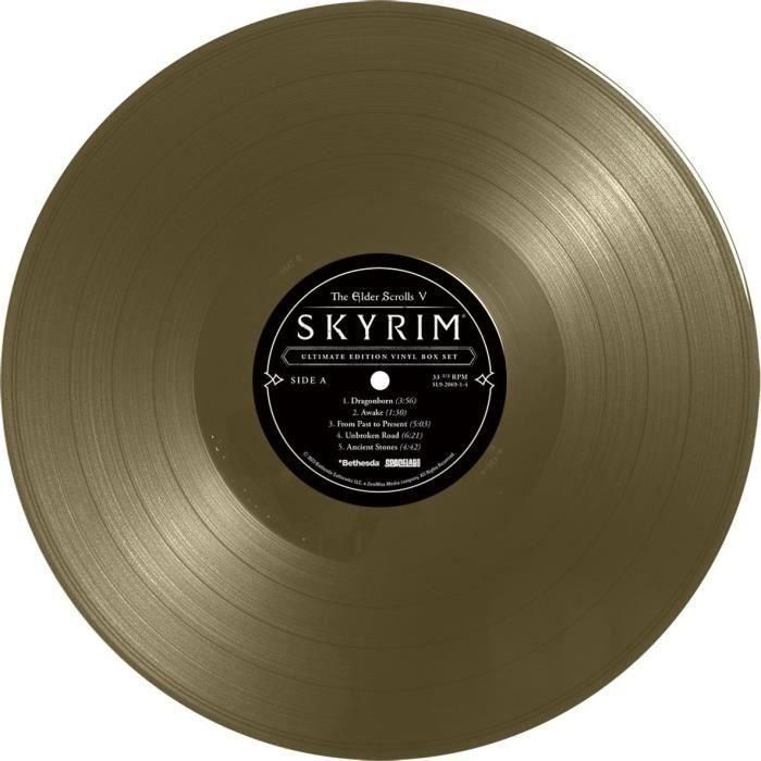 Just For Games 802215206938 Caja de Vinilos The Elder Scrolls V: Skyrim Ultimate Gold Edition 4 LP 4