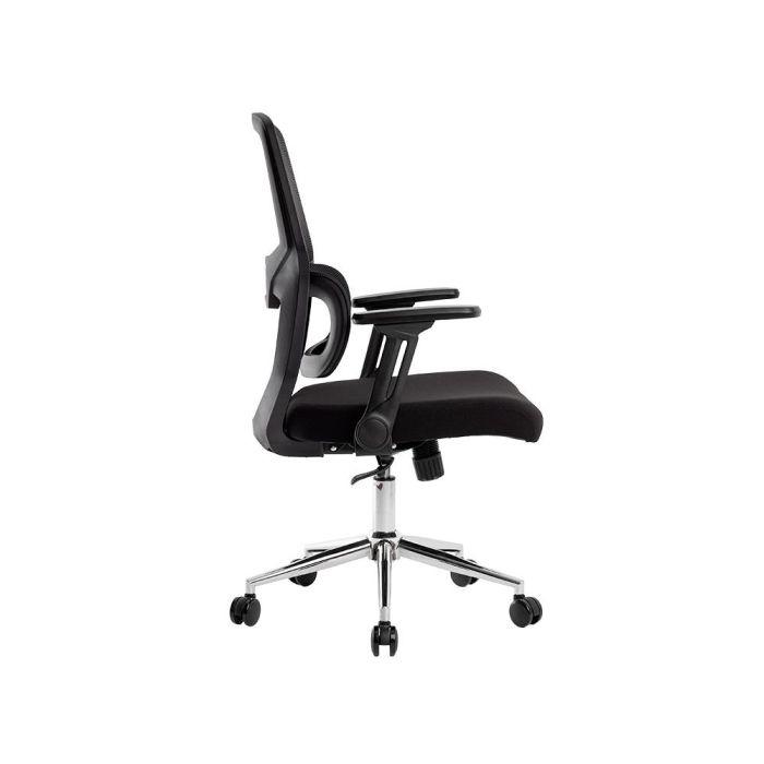 Silla Q-Connect Oficina Lucca Malla Base Metalica Alt Max 1090 Anc 700 Prof 650 Ruedas Premium Color Negro 2