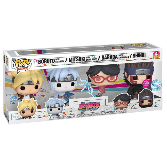 Blister 4 figuras POP Boruto Exclusive 1