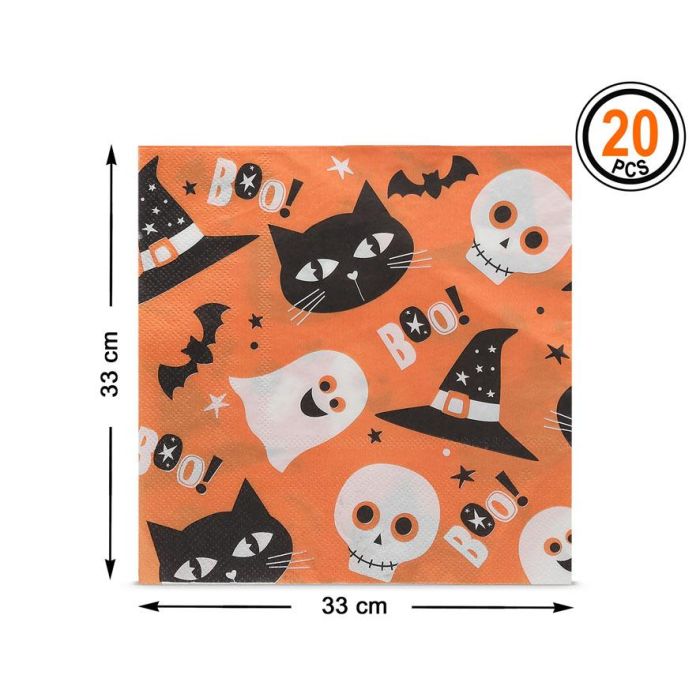 Servilletas Halloween 33 X 33 cm