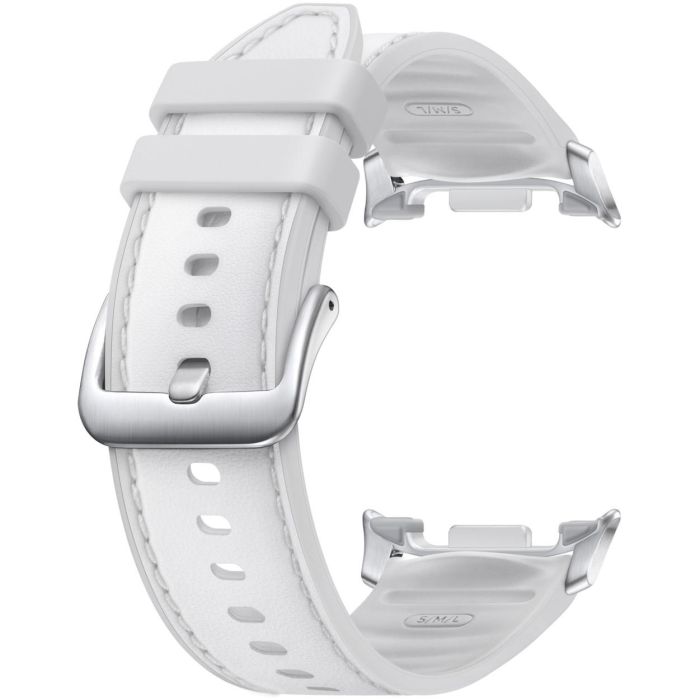 Samsung ET-SLL50LWEGEU Correa para Galaxy Watch8 Classic Blanco Imitación Piel Tallas S/M M/L 2