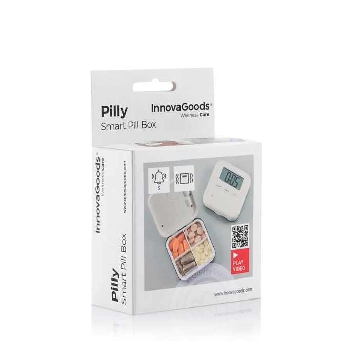 Pastillero Inteligente Electrónico Pilly InnovaGoods 3 Pastillero Inteligente Electrónico Pilly InnovaGoods 3