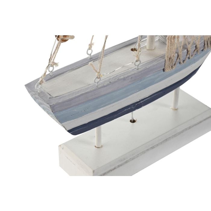 Figura Mediterraneo DKD Home Decor Azul Blanco 6 x 40.5 x 23 cm (2 Unidades) 3