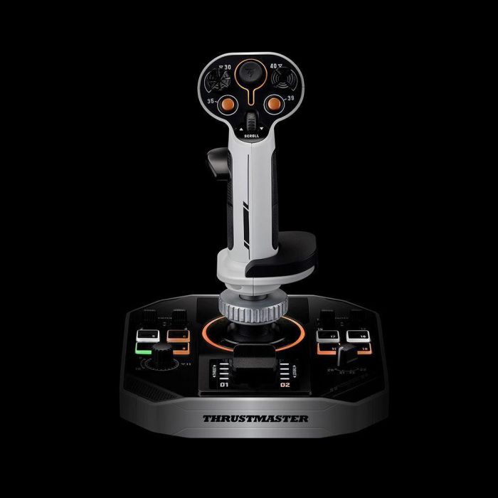 Thrustmaster AAATM35836 Joystick espacial Sol-R 2 HOSAS Space Sim Duo Ambidiestro con 88 botones y tecnología HEART de 16 bits 4