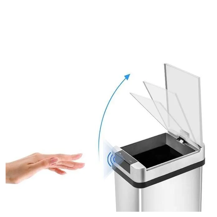 Kitchen Move Bote de basura automático PARKSIDE - 50L - Acero inoxidable 3 Kitchen Move Bote de basura automático PARKSIDE - 50L - Acero inoxidable 3