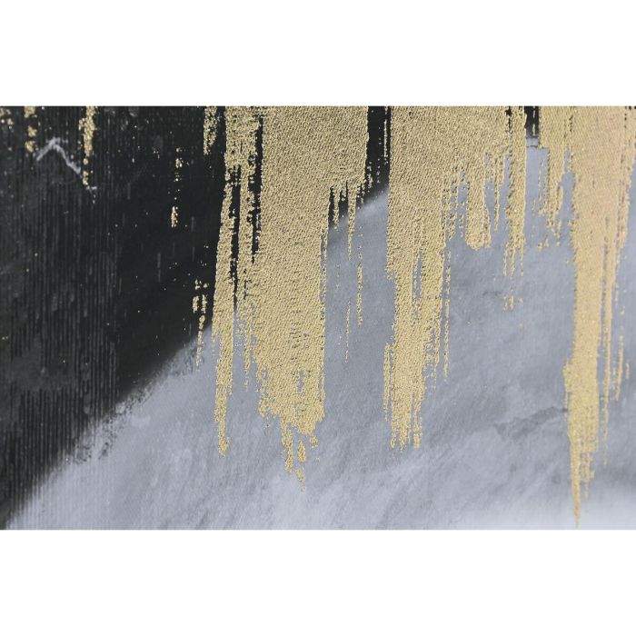 Cuadro Glam DKD Home Decor Negro Dorado 4 x 140 x 100 cm (2 Unidades) 1 Cuadro Glam DKD Home Decor Negro Dorado 4 x 140 x 100 cm (2 Unidades) 1
