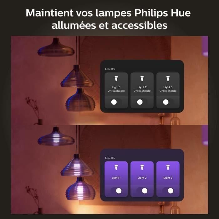 Módulo de interruptor de pared de Philips Hue, 2, White Pack funciona con Alexa, Google Assistant y Apple HomeKit 4