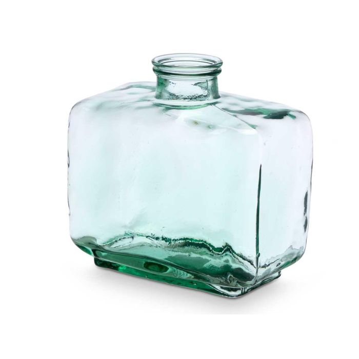 Jarrón de Vidrio Reciclado Rectangular 27 cm - Giftdecor (3 Unidades) 1 Jarrón de Vidrio Reciclado Rectangular 27 cm - Giftdecor (3 Unidades) 1