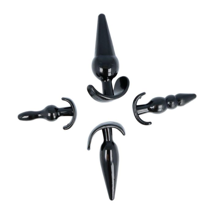 Plug Anal Pick&Love Nº 92 Negro 4 Piezas 2 Plug Anal Pick&Love Nº 92 Negro 4 Piezas 2