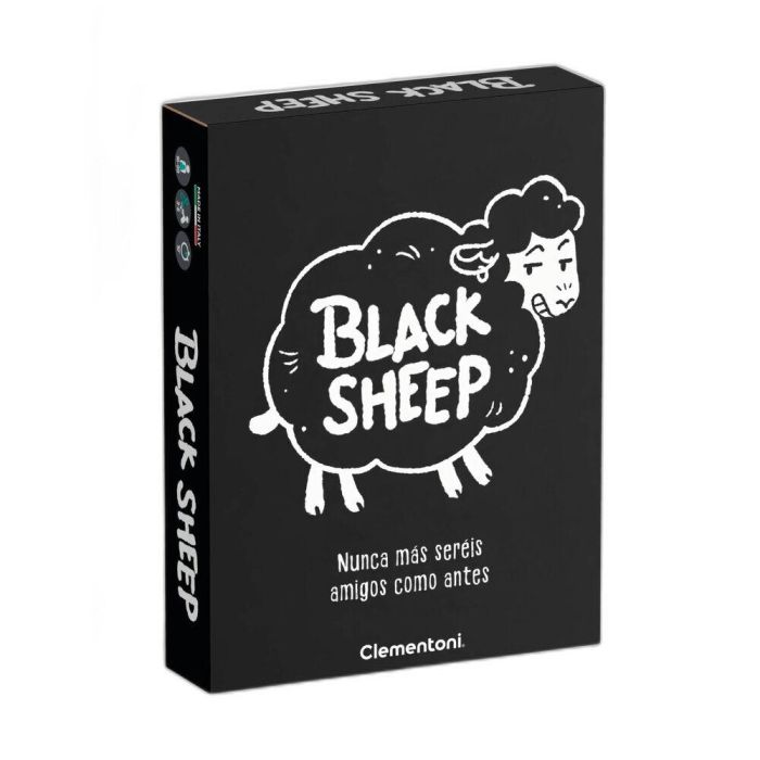 Clementoni Juego Black Sheep Español - Juego de Mesa Irreverente para Descubrir Amigos