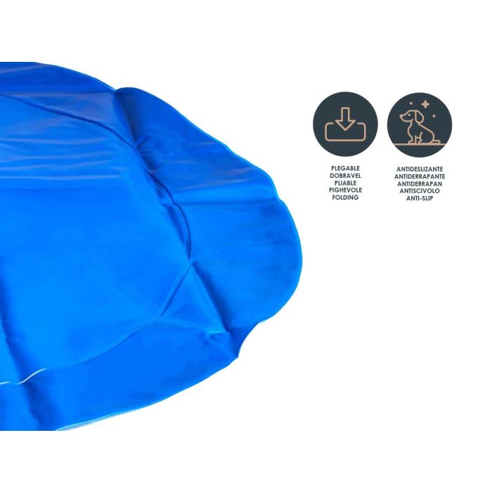 Alfombra Aspersor para Mascotas Mascow 98x98 cm, Azul, PVC (12 Unidades) 3 Alfombra Aspersor para Mascotas Mascow 98x98 cm, Azul, PVC (12 Unidades) 3