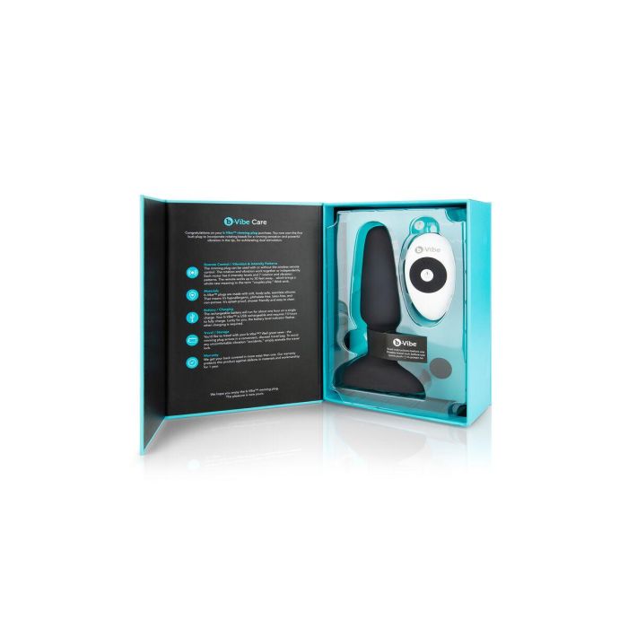 Plug anal con control remoto B-Vibe 5858070000 Negro 1 Plug anal con control remoto B-Vibe 5858070000 Negro 1