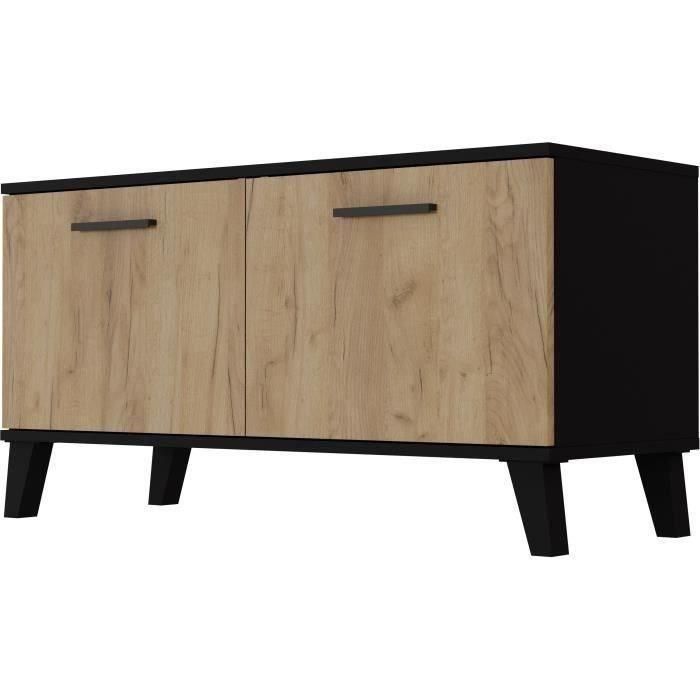 Mac T31152M8M51VO Zapatero THEO 2 puertas roble rústico contorno negro capacidad 8-10 pares 100x40x52 cm Mac T31152M8M51VO Zapatero THEO 2 puertas roble rústico contorno negro capacidad 8-10 pares 100x40x52 cm