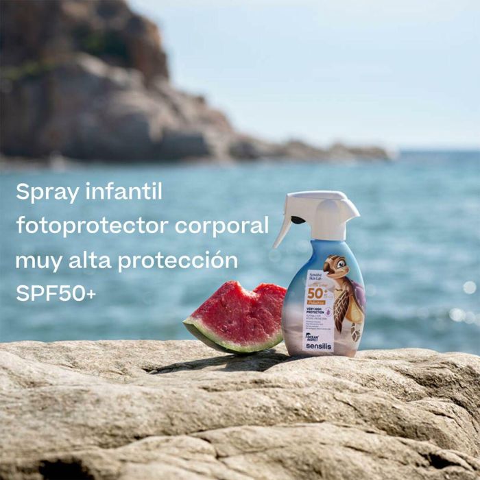 Sensilis PEDIATRICS Loción Spray Fotoprotector Corporal SPF50+ Piel Atópica Resistente Agua Absorción Rápida Hidratante Pack 2x200ml 2