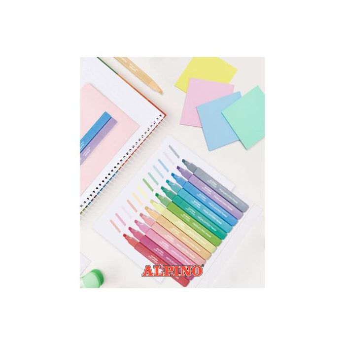 Estuche 6 Subrayadores Pastel Color Experience Alpino SU000012 2 Estuche 6 Subrayadores Pastel Color Experience Alpino SU000012 2